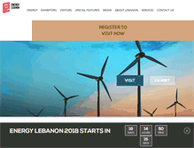 Tablet Screenshot of energy-lebanon.com